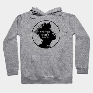 Ski Hair Circle Girl Hoodie